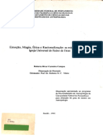 Emoção, Magia, Ética e Racionalização; As Múltiplas Faces Da Igreja Universal Do Reino de Deus