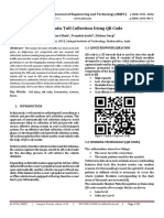 Automatic Toll Collection Using QR Code PDF