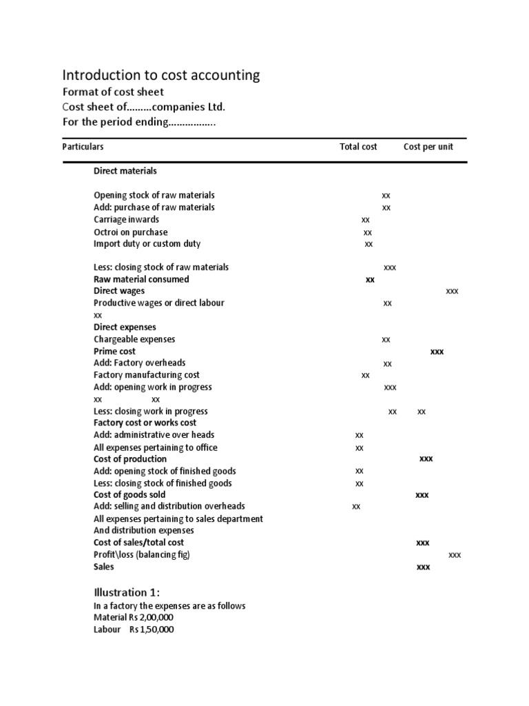 Introduction To Cost Accounting PDF