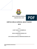 Kertas Kerja Karnival Bakat Sukan 2019