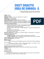 0 Proiect Didactic Intalnirea de Dimineata