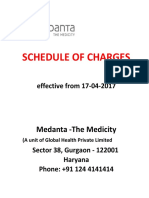 Medanta Rate List PDF