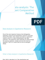 Constant Comparative Method