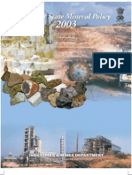 Mineral Policy (2003) - Gujarat Government