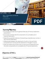 PAS 1 Presentation of Financial Statements 2020