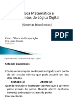 Lógica Matemática e Elementos de Lógica Digital (Sistemas Dicotômicos