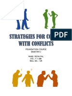 Strategies For Coping With Conflicts