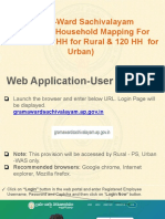 Grama-Ward Sachivalayam Cluster to Household Mapping User Manual
