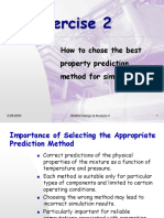 EXERCISE - 02 Choosing Property Prediction Method