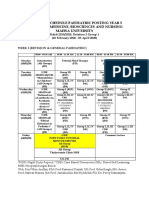 R3 G1 Time Table