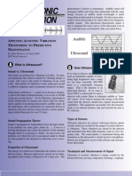 Ultrasonic Detection: Applying Acoustic Vibration Monitoring To Predictive Maintenance