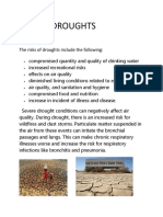 Risk of Droughts