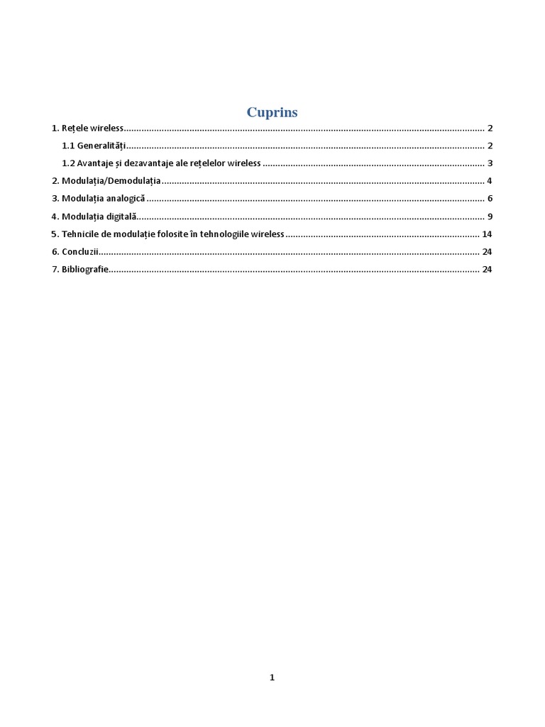 Tehnici de Modulatie | PDF