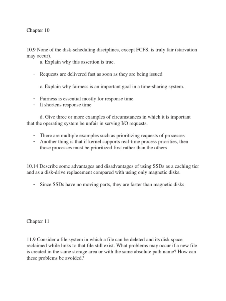 Disk Scheduling and File System Challenges | PDF