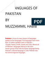 THE LANGUAGES OF PAKISTAN by Muzz