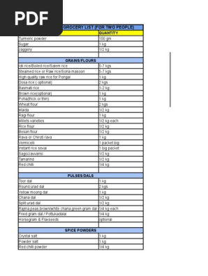 Grocery list.xlsx