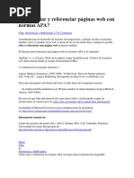 Formato APA Con El Generador APA de Scribbr | PDF | Estilo apa ...