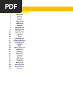 Alexa List of 50000 First Website Jan3rd09 | PDF