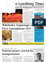 The Lynchburg Times: Wikileaks: Espionage or First Amendment 101?