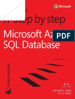 Microsoft® Azure™ SQL Database Step by Step