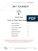 Assert Yourself - 03 - How To Think More Assertively