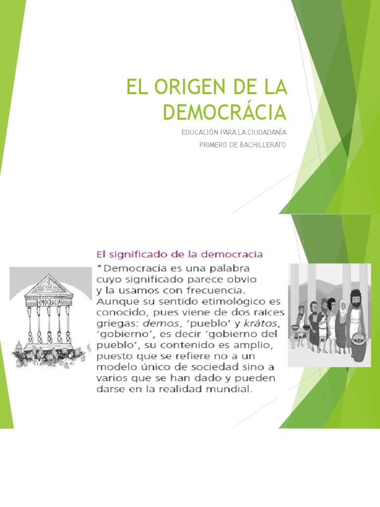 El Origen de La Democrácia | PDF