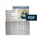 Schrijfweek Met Esther Jacobs  - Antiliaans Dagblad