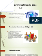 Teorías Administrativas Del Siglo XXI