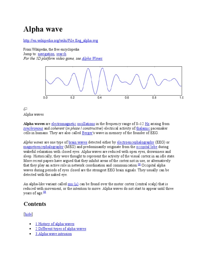 Understanding Alpha Waves and EEG | PDF | Sleep | Neuroscience