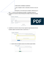 Como Subir Archivos o Actividades A La Plataforma PDF