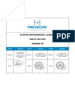 PRE-PL-SST-003 - Plan de Contingencias - Clínica Ocupacional PDF