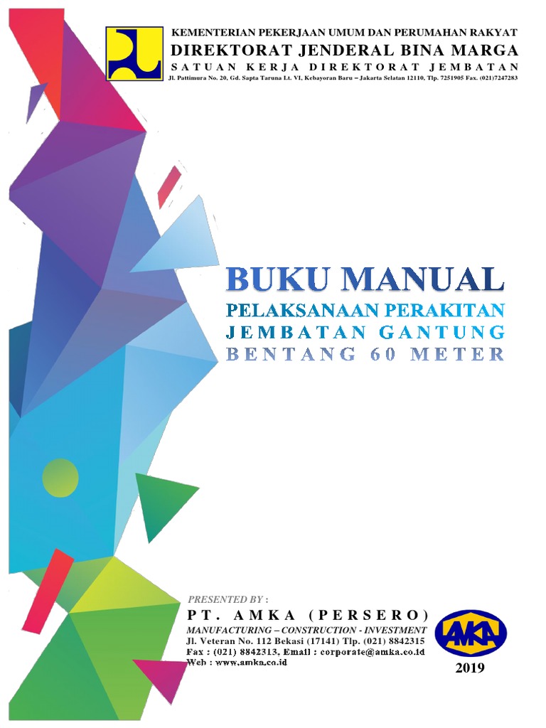 Manual Book Bentang 60 M | PDF
