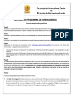 Instructivo de Intercambios - Ori Utb PDF
