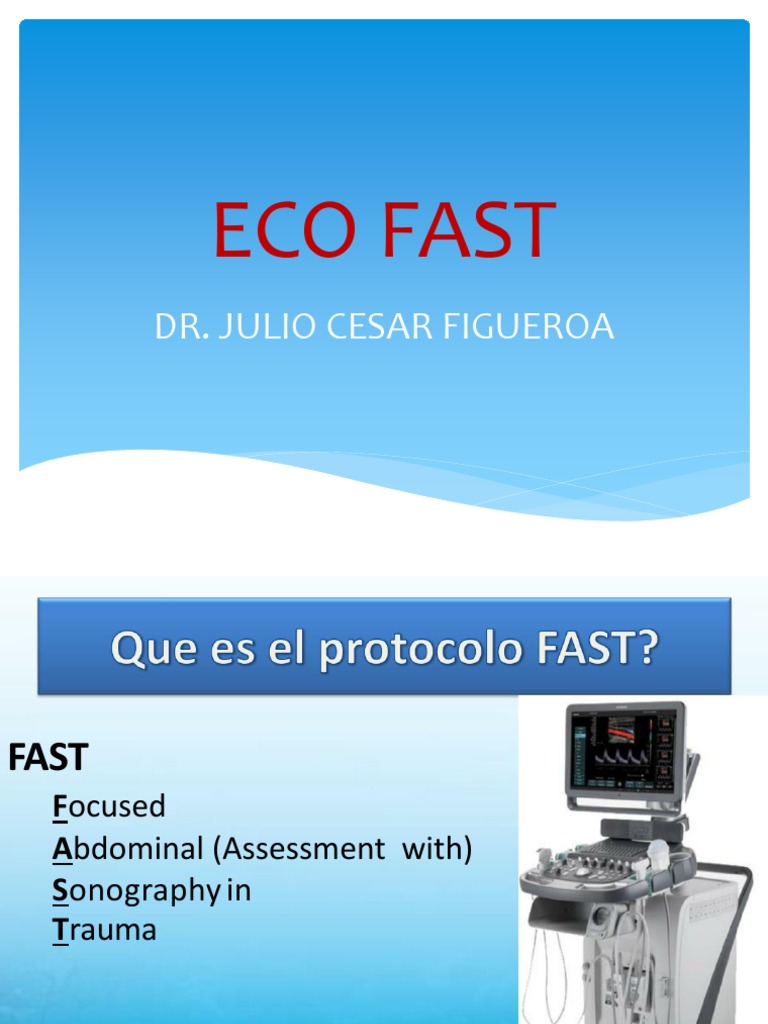 Protocolo ECO FAST en Trauma Abdominal | PDF | Abdomen | Lesión