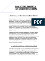 MATERIAL 3 SEMANA EXCLUSIÓN SOCIAL E INCLUSION SOCIAL