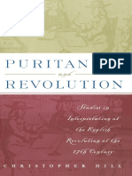 Christopher Hill (Auth.) - Puritanism and Revolution - Studies in Interpretation of The English Revolution of The Seventeenth Century-Palgrave Macmillan US (1997)