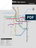 Plano metrored Santiago de Chile