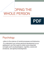 Developing The Whole Person