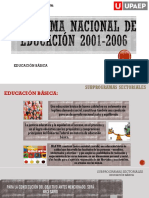 Programa Nacional Educación 2001-2006