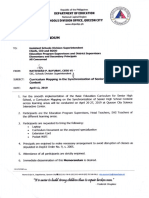 Curriculum Mapping in The Synchronization of Senior High School Content