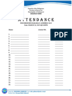 Attendance