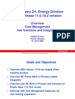 GE Oracle Costing Pitch