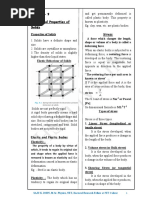 Chapter 9 - Mechanical Properties of Solids