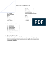 Format Dokumentasi Keperawatan