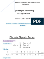 Lecture3 Discrete Signals DSP2019
