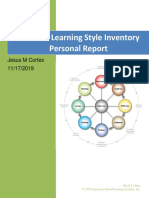 Kolb Learning Style Inventory Results