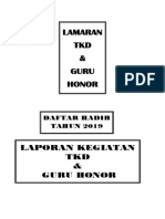 LAPORAN TKD GURU HONOR