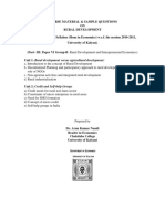 Rural Development PDF
