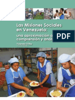 Las Misiones Sociales Una Ion A Su Comprension y Analisis