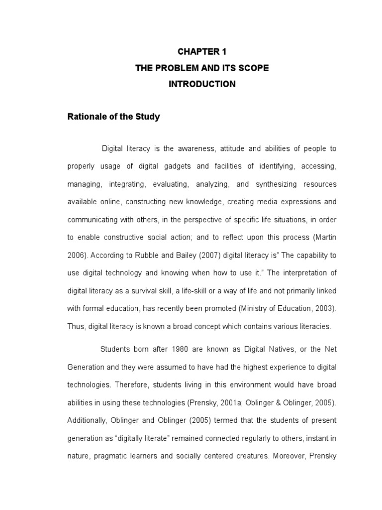 Digital Literacy's Impact on BEED Students | PDF